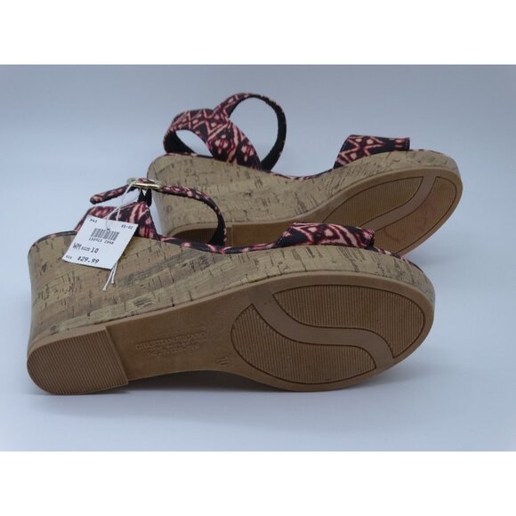 Christian Siriano for Payless Wedge Sandals Women's Size 10 Open Toe Heels - Picture 7 of 7